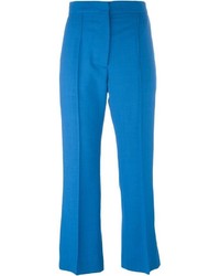 Blue Wool Dress Pants