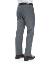 Incotex Super 150s Wool Trousers Gray