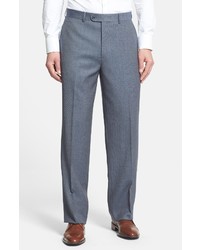 Linea Naturale Tic Weave Super 100s Wool Trousers