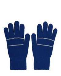 Ader Error Blue Centre Stripe Gloves