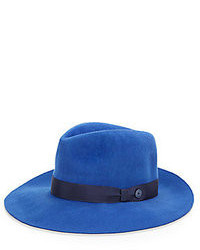 Saks Fifth Avenue RED Shag Wool Hat