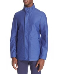 Canali Waterproof Super 100s Natte Wool Jacket