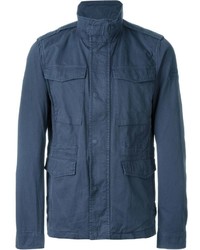 Woolrich Loose Zip And Button Up Jacket