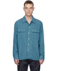 Levi's Vintage Clothing Blue Styled By Levis Wool Shirt
