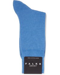 Falke Airport Mlange Virgin Wool Blend Socks