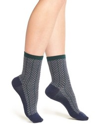 Pendleton Herringbone Anklet Socks