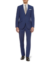 Richard James Blue Wool And Mohair Blend Suit