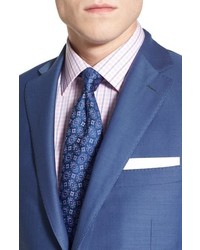 David Donahue Classic Fit Solid Wool Suit