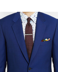 Paul Smith London Blue Slim Fit Wool And Mohair Blend Suit