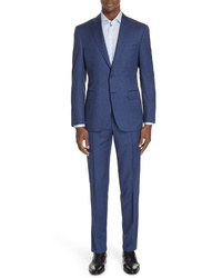Canali Sienna Classic Fit Solid Wool Suit