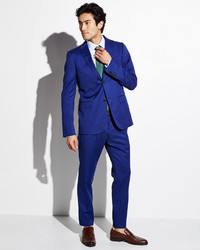 Gucci Solid Monaco Wool Two Piece Suit