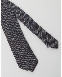 Asos Navy Tie In Wool Mix
