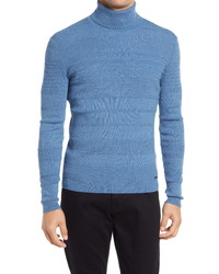 Hugo Smaximo Wool Cotton Turtleneck Sweater