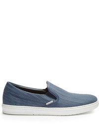 Jimmy Choo Grove Woven Leather Trainers