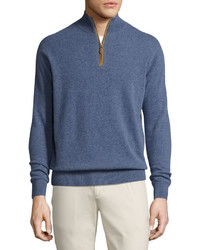 Peter Millar Artisan Cashmere Quarter Zip Sweater