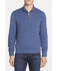 Nordstrom Big Tall Ribbed Quarter Zip Sweater