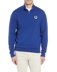Cutter & Buck Indianapolis Colts Lakemont Regular Fit Quarter Zip Sweater
