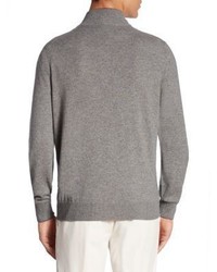Brunello Cucinelli Quarter Zip Cashmere Sweater