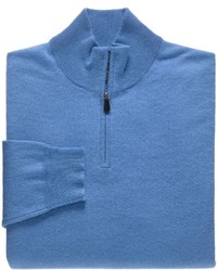 Traveler Cashmere Half Zip Sweater
