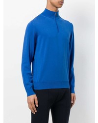 Canali Zip Neck Sweater