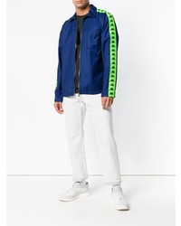 Kappa Danilo Paura X Logo Stripe Zipped Sweatshirt