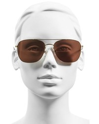 Burberry 58mm Aviator Sunglasses
