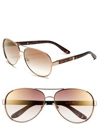 Marc by Marc Jacobs 60mm Stainless Steel Aviator Sunglasses