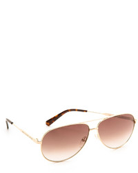 Marc by Marc Jacobs Aviator Gradient Sunglasses