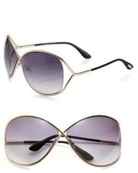 Tom Ford Eyewear Miranda Oversized Round Sunglasses
