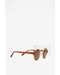 Nasty Gal Factory Make The Rounds Tortoise Shell Shades