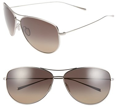 Oliver Peoples Kempner 65mm Aviator Sunglasses, $410 | Nordstrom | Lookastic