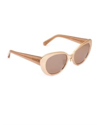 Linda Farrow Rose Gold Plated Sunglasses
