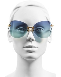 Wildfox Couture Wildfox Madame 65mm Rimless Butterfly Sunglasses