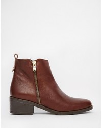 Oasis Zip Detail Ankle Boots