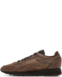 Reebok Classics Brown Eames Edition Leather Classic Sneakers