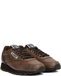 Reebok Classics Brown Eames Edition Leather Classic Sneakers