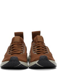 Rick Owens Brown Veja Edition Runner Style 2 V Sneakers