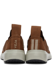 Rick Owens Brown Veja Edition Runner Style 2 V Sneakers