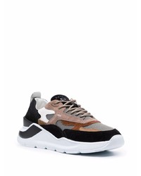 D.A.T.E Colour Block Panelled Sneakers