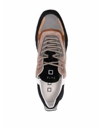 D.A.T.E Colour Block Panelled Sneakers