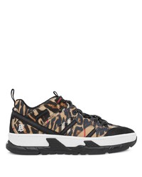Burberry Leopard Print Union Sneakers