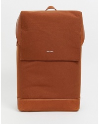 matt & nat Hoxton Laptop Backpack In Tan