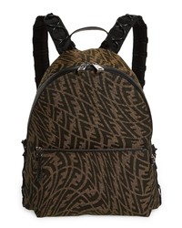 Fendi X Sarah Coleman Ff Vertigo Jacquard Backpack