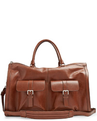 Brunello Cucinelli Grained Leather Travel Bag