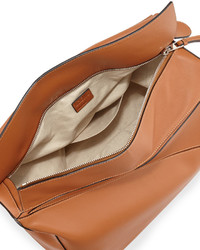 Loewe Large Puzzle Satchel Bag Tan