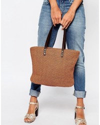 Vero Moda Straw Beach Bag