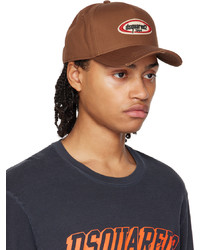 DSQUARED2 Brown Patch Baseball Cap