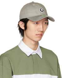 AAPE BY A BATHING APE Gray Embroidered Cap