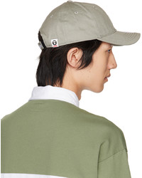 AAPE BY A BATHING APE Gray Embroidered Cap