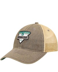 LEGACY ATHLETIC Gray Michigan State Spartans Legacy Point Old Favorite Trucker Snapback Hat At Nordstrom